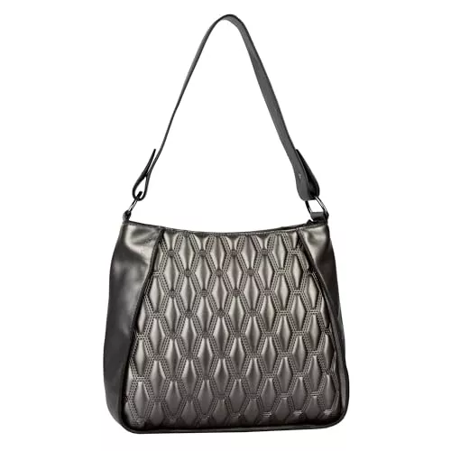 Gabor Taschen & Rucksäcke Gabor bags Benira Damen Hobo Bag Schultertasche Mittelgroß Grau