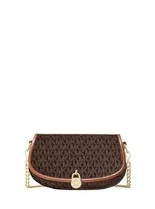 Michael Kors Taschen & Rucksäcke Michael Kors Mila Small Signature Logo Crossbody Bag Brown