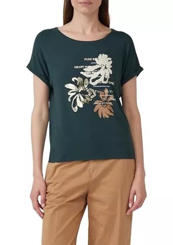 s.Oliver T-Shirts s.Oliver Damen T-Shirt aus Viskosemix im Relaxed Fit T-Shirt (1er Pack)