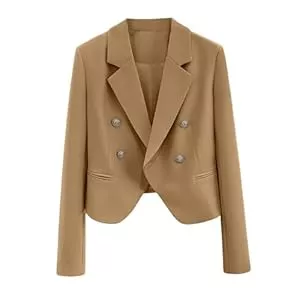 Generisch Blazer Generisch Damen Blazer Elegant Sommer Freizeitanzug Offene Vorderseite Casual Kostüme Und Blazers für Damens Jacke Business Büro Anzugjacke Langarm Sportlich Longblazer Slim Fit