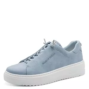 MARCO TOZZI Sneaker & Sportschuhe Marco Tozzi Damen Sneaker weiches Feel Me Wechselfußbett weiches Innenfutter Vegan Schnürer