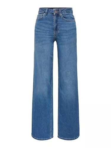 ONLY Jeans ONLY Female Jeans mit weitem Bein ONLMADISON Hohe Taille Weiter Beinschnitt Jeans