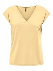 ONLY T-Shirts ONLY Damen Top ONLFREE Life - Regular Fit XS S M L XL XXL Schwarz Weiss Grün