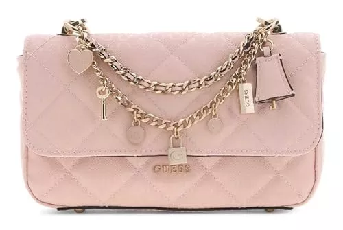 GUESS Taschen & Rucksäcke GUESS Umhängetasche Libby Flap Crossbody Bag Light Rose rosa
