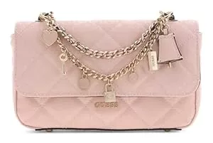 GUESS Taschen & Rucksäcke GUESS Umhängetasche Libby Flap Crossbody Bag Light Rose rosa