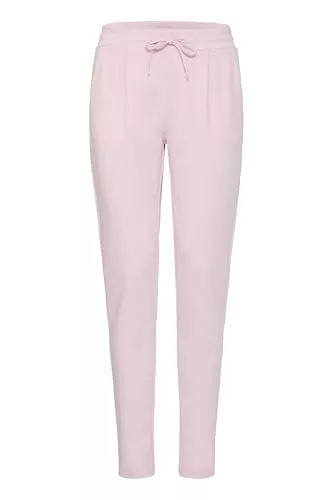 ICHI Hosen ICHI IHKATE PA2 Damen Sweathose Sweatpants Relaxhose mit Stretch Schmaler Schnitt mit Elastikbund