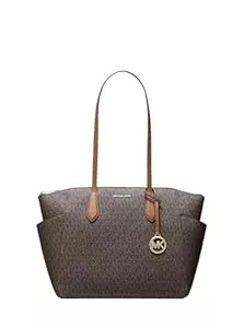 Michael Kors Taschen & Rucksäcke Michael Kors Marilyn Medium Signature Logo Tote Bag Brown