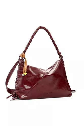 Desigual Taschen & Rucksäcke Desigual Schultertasche Umhängetasche Rodio Leiria Shoulder Bag Garnet weinrot