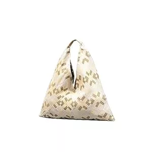 CORIOS Taschen & Rucksäcke CORIOS Damen Handtasche Canvas Unterarmtasche Ethnischer Stil Schultertasche Böhmische Tote Beutel Sommer Strand Tasche Vintage Henkeltaschen Große Tragetasche für Urlaub Reise Strand Shopper