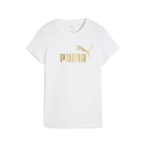 PUMA T-Shirts PUMA Damen ESS METALLIC No. 1 Logo T-Shirt