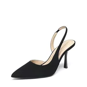 DREAM PAIRS High Heels DREAM PAIRS Damen Slingback Pumps, Spitze Kitten High Heels, D'Orsay Stilettoabsatz, Bequemen Elegant Party Brautschuhe