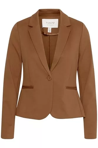 b.young Blazer b.young BYRizetta Damen Blazer Jackenblazer Anzugsblazer mit Stretch Reverskragen 1-Knopf-Form Paspeltaschen Slim fit
