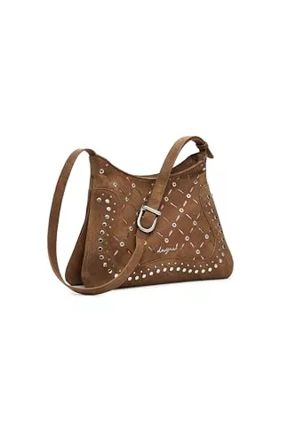 Desigual Taschen & Rucksäcke Desigual Umhängetasche Schultertasche Yankee Manaos Crossbody Bag Camel braun
