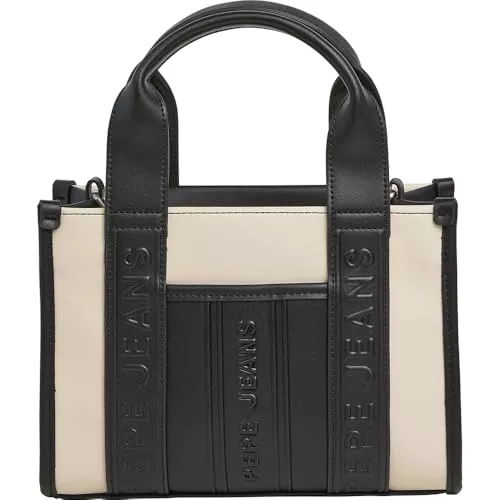 Pepe Jeans Taschen & Rucksäcke Pepe Jeans Damen Zadie Marrel Bag, Einheitsgröße, Weiß (Mousse White), Einheitsgröße