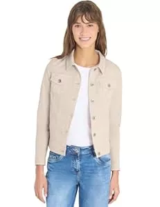 Cecil Jacken Cecil Damen 2117498 Jeansjacke mit Brusttaschen und Knöpfen (1er Pack)