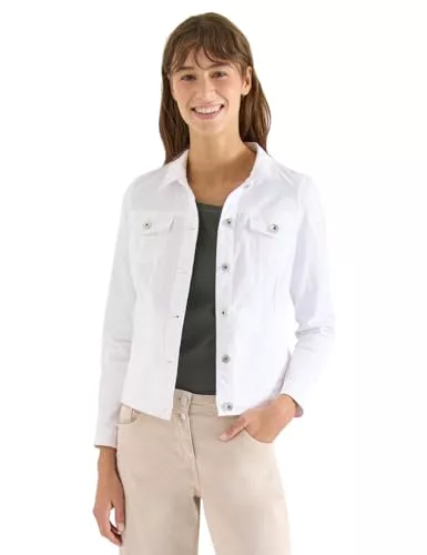 Cecil Jacken Cecil Damen 2117498 Jeansjacke mit Brusttaschen und Knöpfen (1er Pack)