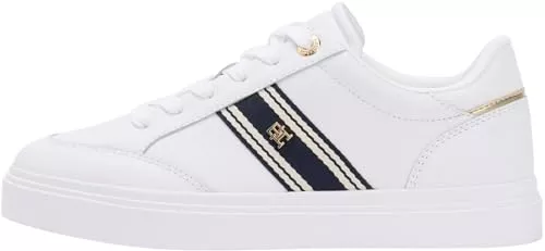 Tommy Hilfiger Sneaker & Sportschuhe Tommy Hilfiger Damen Th Chic Cupsole Webbing Fw0fw09354 Low Top