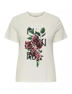 ONLY T-Shirts ONLY Damen Onlkita Reg S/S Flowers Top Box JRS