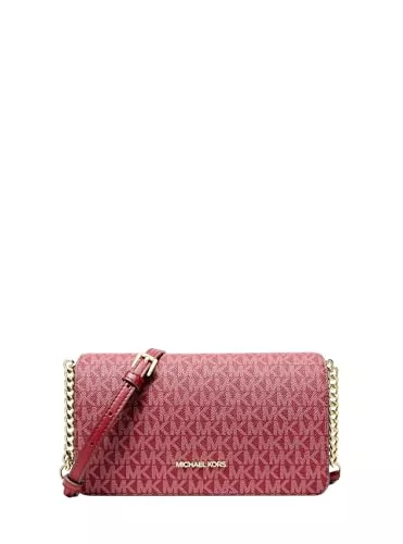 Michael Kors Taschen & Rucksäcke Michael Kors Jet Set Signature Logo Crossbody Bag Cherry