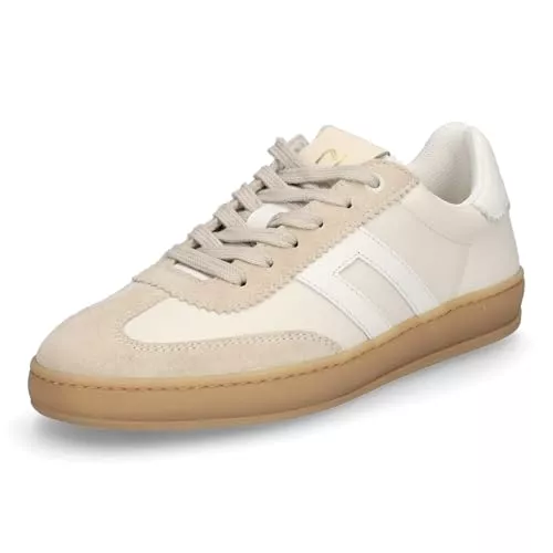 Mids Sneaker & Sportschuhe Mids Moss Damen Sneaker aus Velour- und Glattleder – Sportlicher Freizeitschuh mit Wechselfußbett, atmungsaktivem Textilfutter, Flexibler Gummisohle