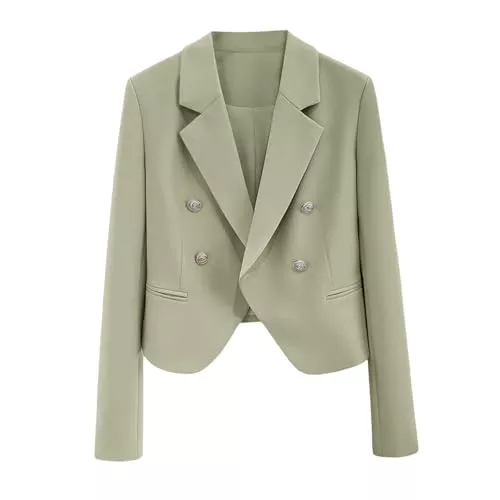 Generic Blazer Blaser Jacke Damen -Sweatblazer Sportlich Damen Freizeit im französischen Stil kurzärmeliges Kapuzenpullover-Sweatshirt den Pendelverkehr im Frühling und Herbst Partyausflug Jeans Röcken und Hosen