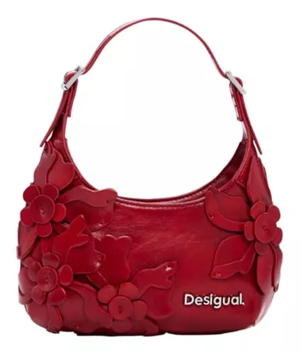 Desigual Taschen & Rucksäcke Desigual Handtasche Umhängetasche Reprise Red Valentine Haiti Hand Bag Carmine rot