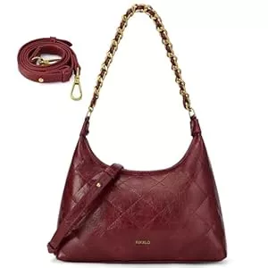 Fexkean Taschen & Rucksäcke Fexkean Handtaschen Damen,Umhängetasche für Frauen Crossbody Taschen,PU Leder Trendy Handtasche,Mini Hobo Bag Retro Achsel Tasche,Shoulder Bag für Dating Party Ausflüge