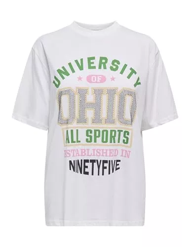 ONLY T-Shirts ONLY Damen Onljenna S/S Stone Sport Top Box JRS