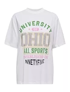 ONLY T-Shirts ONLY Damen Onljenna S/S Stone Sport Top Box JRS