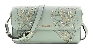 GUESS Taschen & Rucksäcke GUESS Schultertasche Umhängetasche Sadie Flap Shoulder Bag Light Sage mint