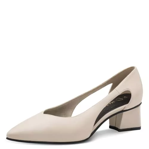 MARCO TOZZI High Heels MARCO TOZZI Damen Pumps weiches Feel Me Fußbett Leder Leder Decksohle weiches Innenfutter Modern