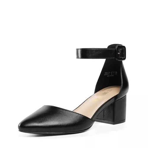 DREAM PAIRS High Heels DREAM PAIRS Hochzeitsschuhe Damen Spangenpumps Tanzschuhe Sandaletten mit Blockabsatz Slingback Pumps