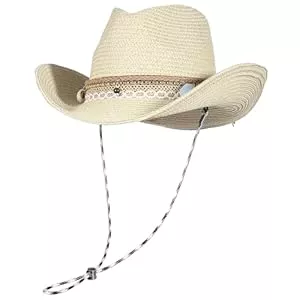 EOZY  EOZY Damern Strohhut Breite Krempe Cowboyhut Sommer Sonnenhut Strandhut