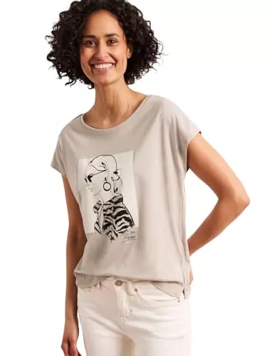 Street One T-Shirts Damen Dropped Shoulder Shirt mit Print