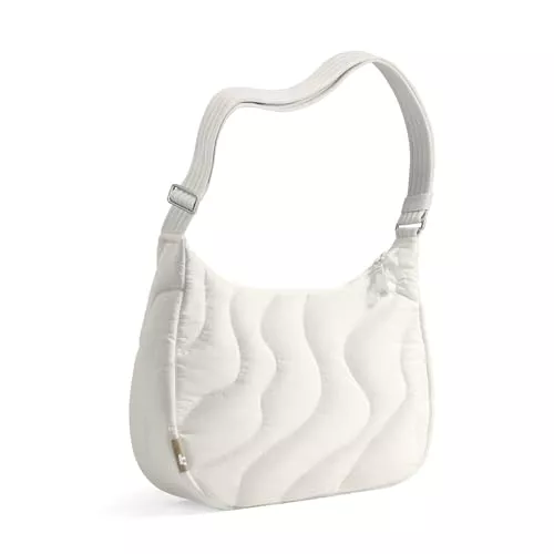 tomtoc Taschen & Rucksäcke tomtoc 3,5L 9L Puffer Sling Crossbody Bag Damen, Modische Nylon Moon Bag Damen mit Gut Sitzendem Schulterriemen, Passend für Mobiltelefon &amp; Tägliche Essentials, Handtasche mit Innenfächern