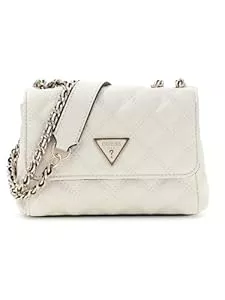 GUESS Taschen & Rucksäcke GUESS Giully II Mini Compound Convertible Flap Bag Cream White