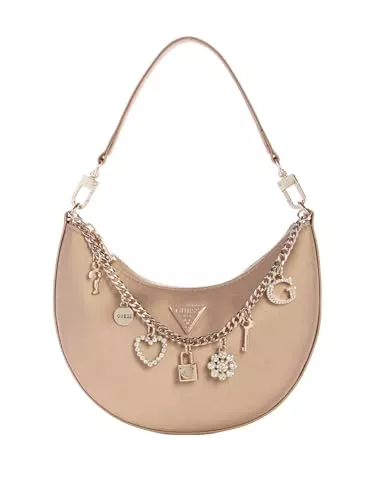 GUESS Taschen & Rucksäcke GUESS Schultertasche Tasmin Mini Shoulder Bag Champagne taupe