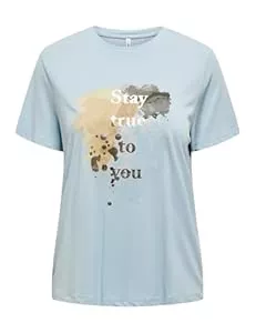 ONLY T-Shirts ONLY Damen Onlfree Life Reg S/S Leaf Top Box JRS Onlfree Life Reg S/S Leaf Top Box JRS (1er Pack)