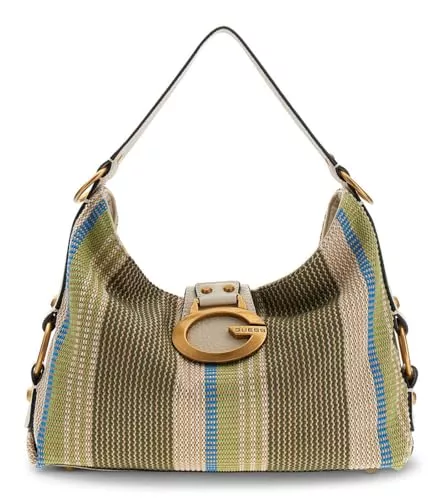 GUESS Taschen & Rucksäcke GUESS Schultertasche Camden Shoulder Bag Olive Multi grün