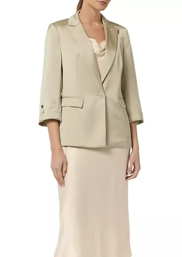 Comma Blazer Comma Satinierter Blazer mit 3/4-Ärmel