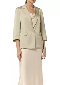 Comma Blazer Comma Satinierter Blazer mit 3/4-Ärmel