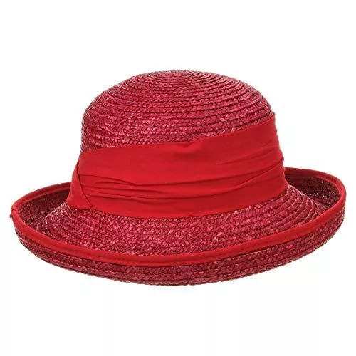 Seeberger Hüte & Mützen Seeberger Dilara Stroh Sommerhut Umschlaghut Damenhut Sonnenhut Mit Einfass