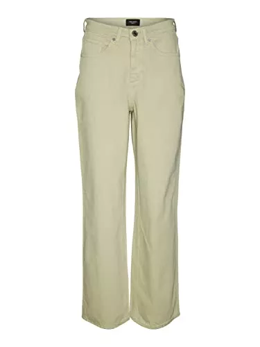 VERO MODA Jeans VERO MODA Female Weit geschnitten VMTESSA Hohe Taille Weiter Beinschnitt Jeans