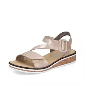 Rieker  Rieker Damen Keilsandalen V3660, Frauen Sandalen