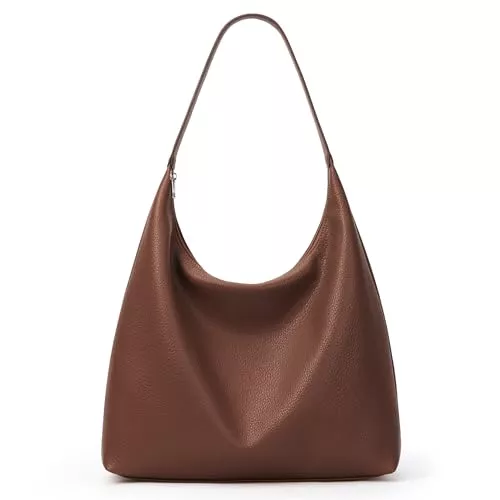 KALIDI Taschen & Rucksäcke KALIDI Damen Shopper Handtasche Schultertasche PU Leder Tote Bag Vintage Hobo Tasche mit Reißverschluss Groß für Arbeit Schule Shopper Lässige täglich