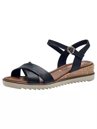 Tamaris Sandalen & Slides Tamaris Damen Sandalette mit Keilabsatz
