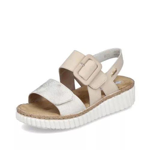 Rieker Sandalen & Slides Rieker Damen Keilsandalen 62950, Frauen Sandalen