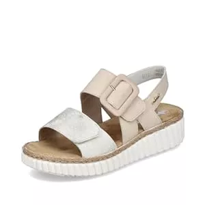 Rieker Sandalen & Slides Rieker Damen Keilsandalen 62950, Frauen Sandalen