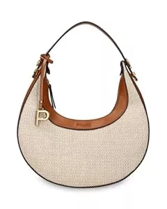 Picard Taschen & Rucksäcke Picard Tasche Damen Schultertasche Croissant | Handtasche aus Kunstleder mit Reißverschluss, gesichertem Innenfach &amp; abnehmbarem Schulterriemen | Moonbag