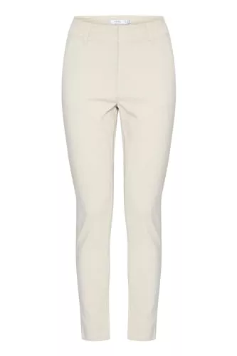 b.young Hosen b.young BYDIXI Damen Hose Stoffhose Chinohose mit Eingrifftaschen Gürtelschlaufen elastisch Slim fit